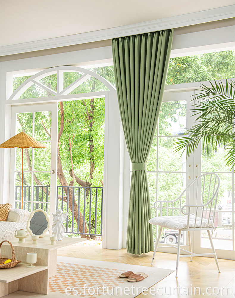 Bedroom High Shading Cotton Curtains
